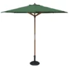 Rowlinson Willington 2.7m Wooden Parasol - Green - PAR27GRN