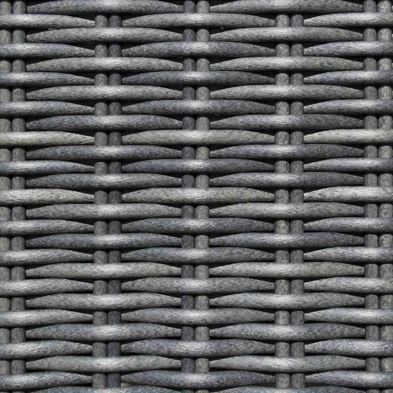 Rowlinson Bunbury 4 Piece Rattan Sofa Set - Grey Weave - BUNGWSET - Image 3