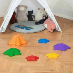 Outsunny 6 Piece Balance Stepping Stones For Kids - 340-015