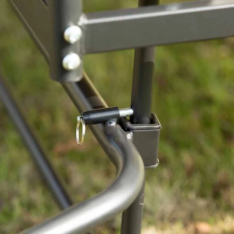 Outsunny 2-in-1 Convertible Garden Swing Chair With Pillows - Cream White -84A-032