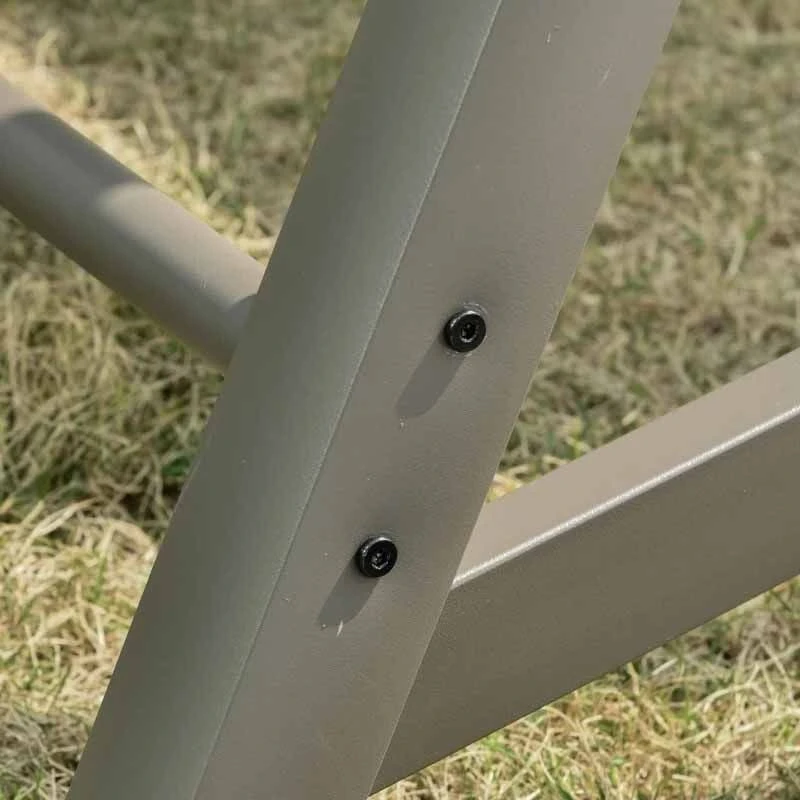 Outsunny 3 Seater Rattan Garden Swing Chair - Brown - 84A-200