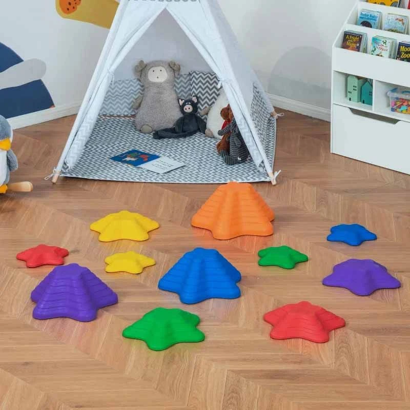 Outsunny 11 Piece Balance Stepping Stones For Kids - 340-013 - Image 6