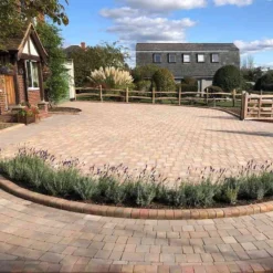 Brett Alpha Antique Block Paving Rectangular 60mm Large Brick Pack Of 352 - Autumn Gold - NLAL60AG