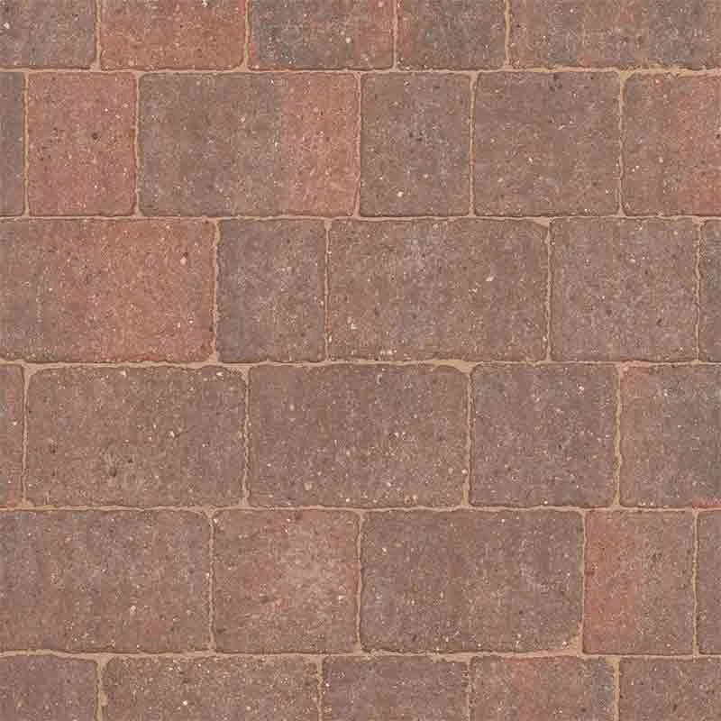 Brett Alpha Antique Block Paving Rectangular 60mm Medium Brick Pack Of 528 - Brindle - NLAM60BR - Image 2