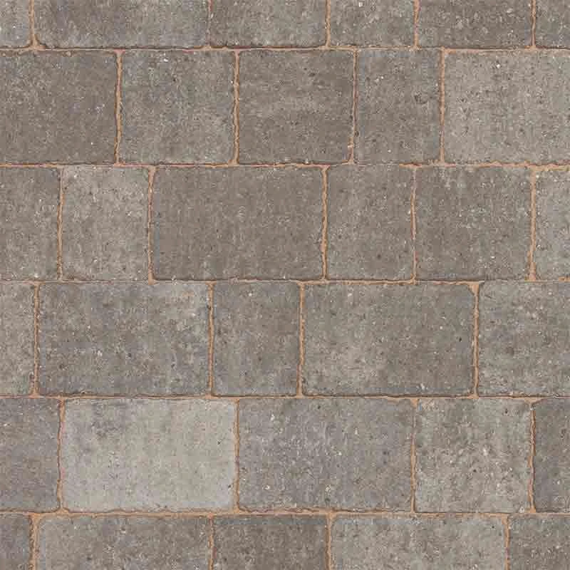 Brett Alpha Antique Block Paving Rectangular 50mm Small Brick Pack Of 732 - SIlver Haze - NLAS50SH - Image 2