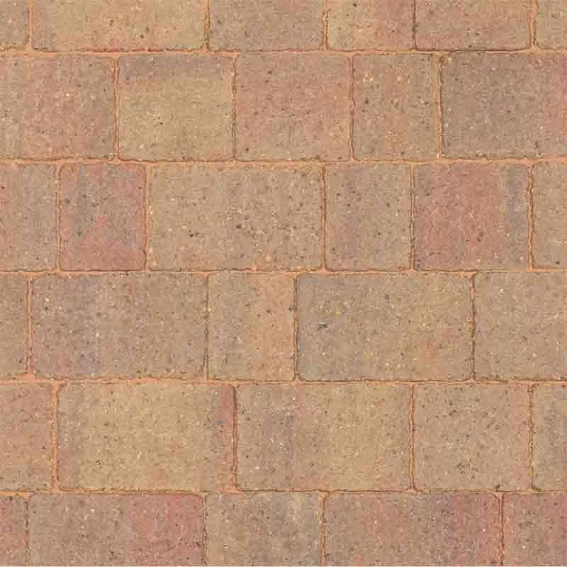 Brett Alpha Antique Block Paving Rectangular 60mm Small Brick Pack Of 702 - Autumn Gold - NLAS60AG - Image 2