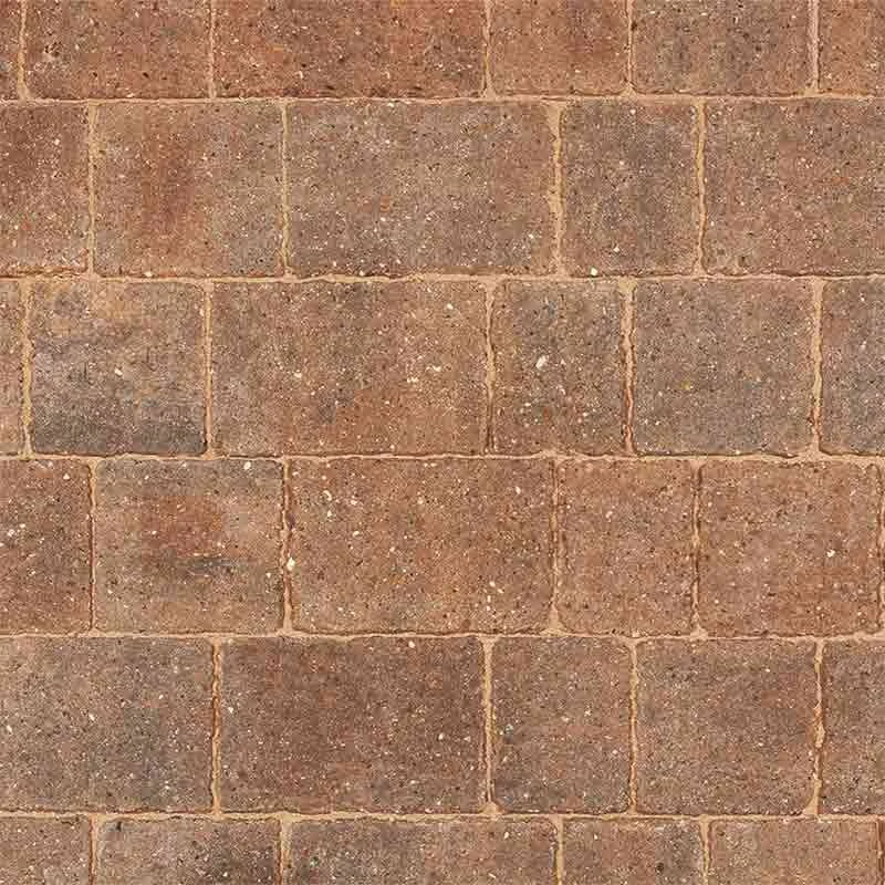 Brett Alpha Antique Block Paving Rectangular 60mm Small Brick Pack Of 702 - Burnt Oak - NLAS60BO - Image 2