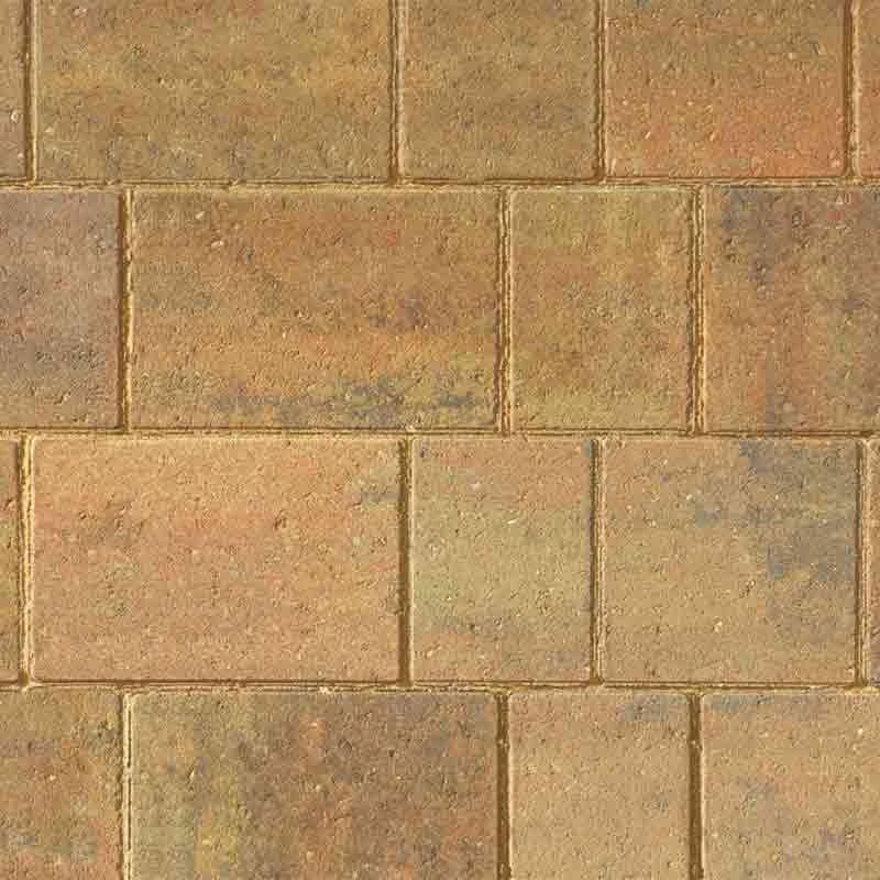 Brett Beta Block Paving Rectangular 60mm Medium Brick Pack Of 504 - Autumn Gold - BM60AG - Image 2