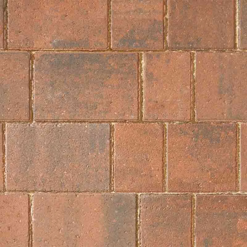 Brett Beta Block Paving Rectangular 80mm Medium Brick Pack Of 324 - Brindle - BM80BR - Image 2