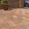 Brett Delta Block Paving (Cliffe) Rectangular 50mm Brick Pack Of 276 - Brindle - DLCV50BR