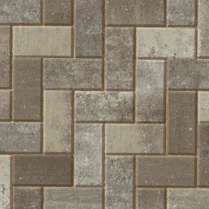 Brett Delta Block Paving (Poole) Rectangular 50mm Brick Pack Of 288 - Silver Haze - DLP50SH - Image 2