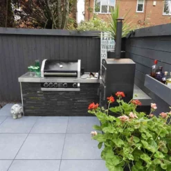 Brett Eclipse Porcelain Paving Square 20mm Flags Pack Of 64 - Azure - ECPB20AZ