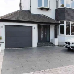 Brett Geoceramica® Bluestone Porcelain Paving Square 60mm Flags Pack Of 19 - Noir Puro - GCDB60NP