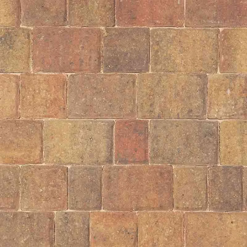 Brett Block Paving Regatta Trio (Cliffe) 60mm Mixed Size Packs Pack Of 432 - Autumn Gold - RGTC60AG - Image 2