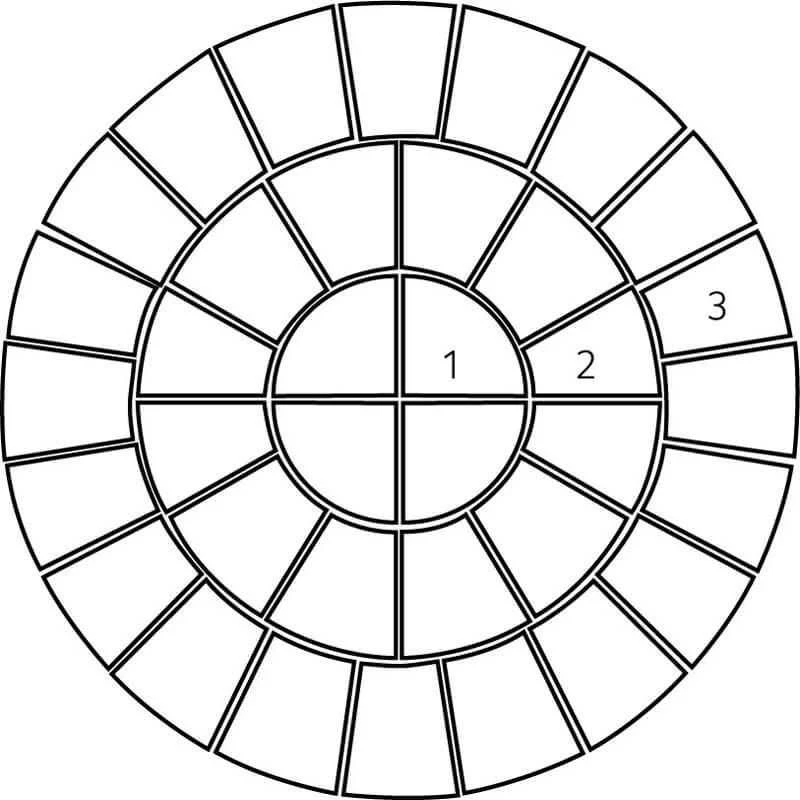 Brett Bronte Garden Paving Circle Kit 1800mm Dia. Pack Of 36 - Acorn Brown - BRFC32AB - Image 3