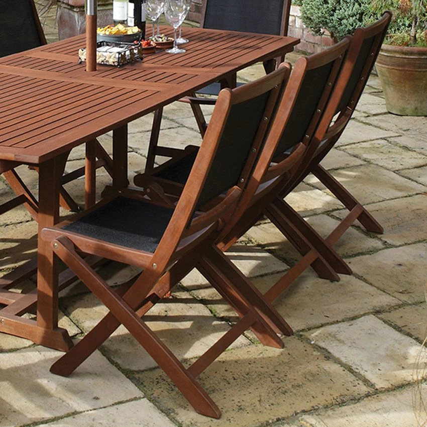 Rowlinson Bali 10 Piece Wooden Dining Set - BALISET - Image 2
