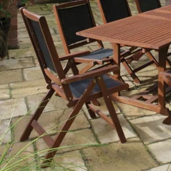 Rowlinson Bali 10 Piece Wooden Dining Set - BALISET