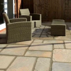 Brett Bronte Garden Paving Circle Kit 1800mm Dia. Pack Of 36 - Acorn Brown - BRFC32AB