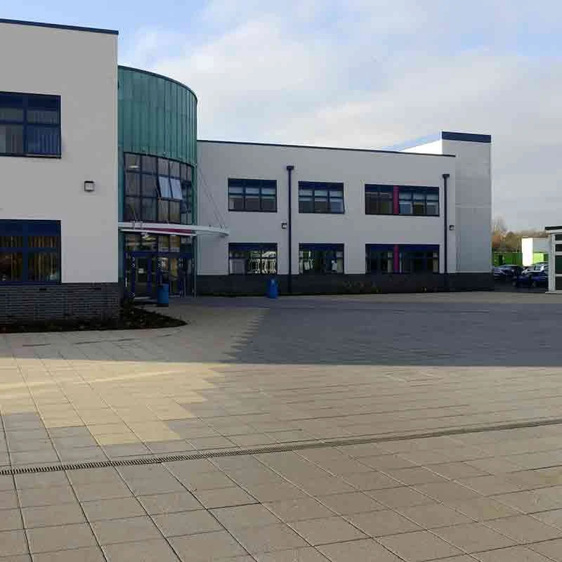 Brett Yorktone Textured Commercial Paving Square 65mm Pack Of 30 - Buff - YKF65BF