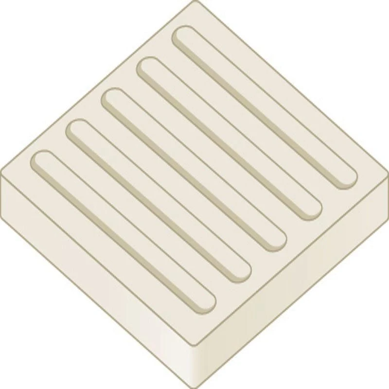 Brett Tactile Commercial Paving Directional 50mm Pack Of 36 - Natural - DPF50GY