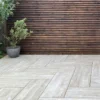 Global Stone Albero Porcelain Paving Slab Single Size Pack 400 X 1200 X 20mm - Pack Of 1 - Silvered - ASPE4012S