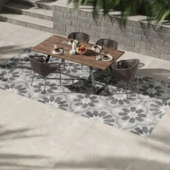 Global Stone Grande Porcelain Paving Slab Single Size Pack 500 X 1000 X 20mm - Pack Of 1 - Modella - MDPE5010S