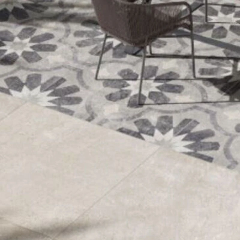 Global Stone Grande Porcelain Paving Slab Single Size Pack 1000 X 1000 X 20mm - Pack Of 1 - Putty - PUPE1010S