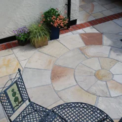 Global Stone Premium Sandstone Circle Extension Pack - Pack Of 16 - Mint - MISC3600