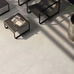 Global Stone Siena Porcelain Paving Slab Single Size Pack 500 X 1000 X 20mm - Pack Of 1 - Dover - DVPE5010S