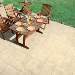 Global Stone Siena Porcelain Paving Slab Single Size Pack 500 X 1000 X 20mm - Pack Of 1 - Gerusalem - GEPE5010S