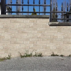 Global Stone Porcelain Wall Cladding Single Size Pack 75 X 385 X 9mm - Pack Of 34 - Chrome - KECE7538