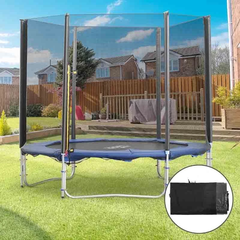 HOMCOM Trampoline Replacement 8ft Net - Black - 120307-003 - Image 3