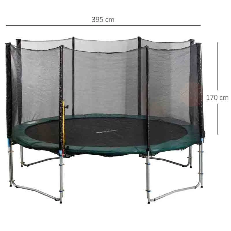 HOMCOM Trampoline Replacement 13ft Net - Black - 120307-016 - Image 2