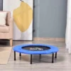 HOMCOM Mini Fitness Trampoline - Black/Blue - A00-007V02