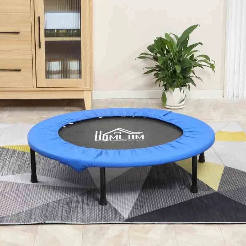 HOMCOM Mini Fitness Trampoline - Black/Blue - A00-007V04 - Image 2