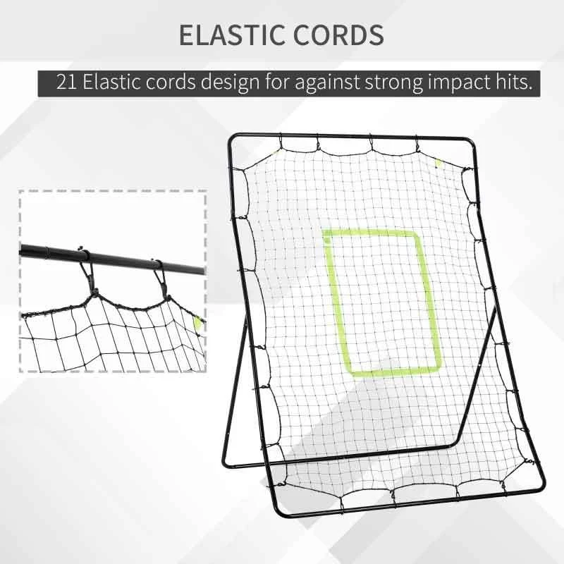 HOMCOM Rebounder Net With PE Mesh - Black - A60-001 - Image 7