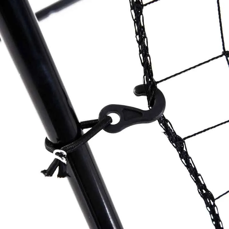 HOMCOM Rebounder Net With PE Mesh - Black - A60-001 - Image 6