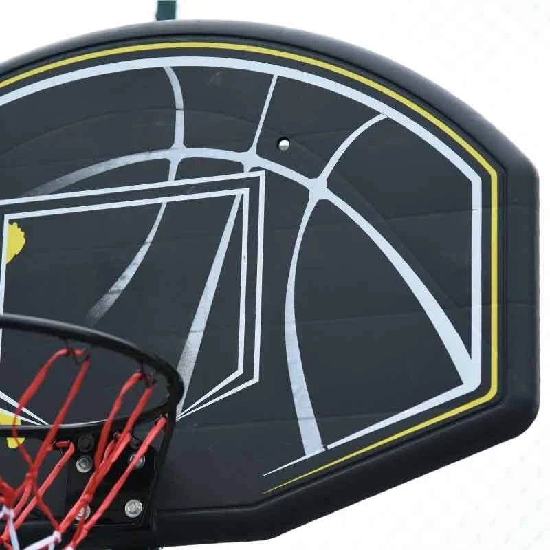 HOMCOM Portable Basketball Hoop With Backboard - Black - A61-002 - Image 5