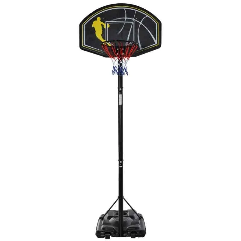 HOMCOM Portable Basketball Hoop With Backboard - Black - A61-002 - Image 2