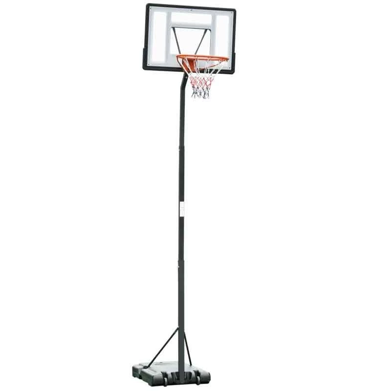 HOMCOM Portable Basketball Hoop With Backboard - Black - A61-013 - Image 5