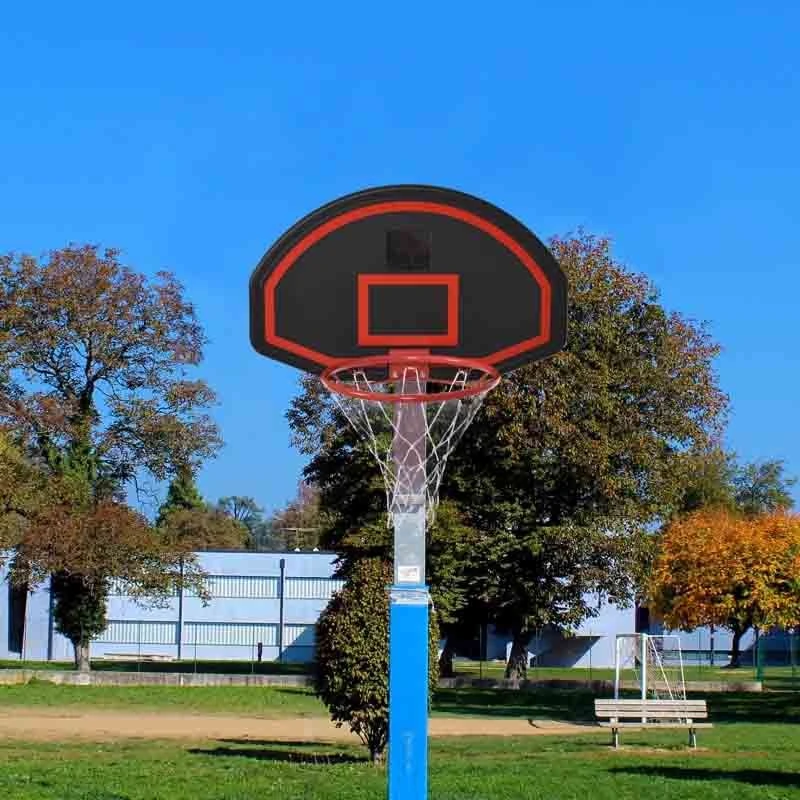 HOMCOM Basketball Hoop Backboard With Net - Black/Red - A61-019 - Image 9