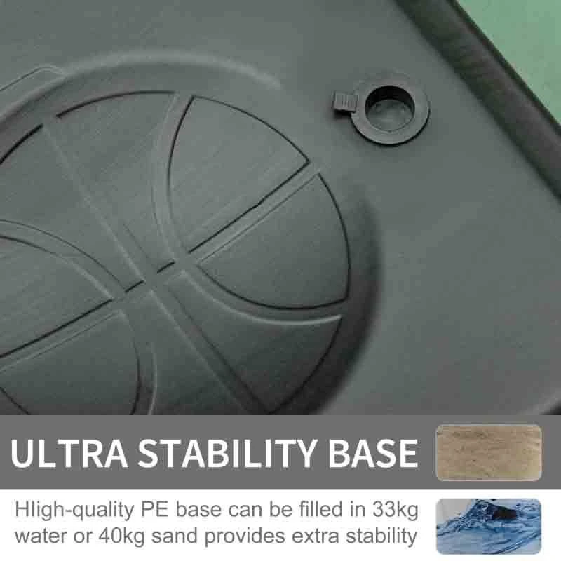 HOMCOM Portable Basketball Hoop With Backboard - Black/Red - A61-023 - Image 8