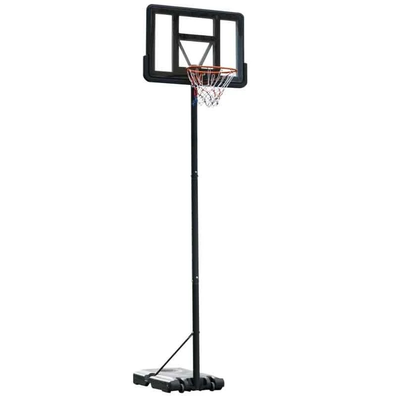HOMCOM Portable Basketball Hoop With Backboard - Black - A61-024 - Image 3