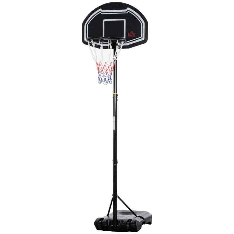 HOMCOM Portable Basketball Hoop With Backboard - Black - A61-028RD - Image 3