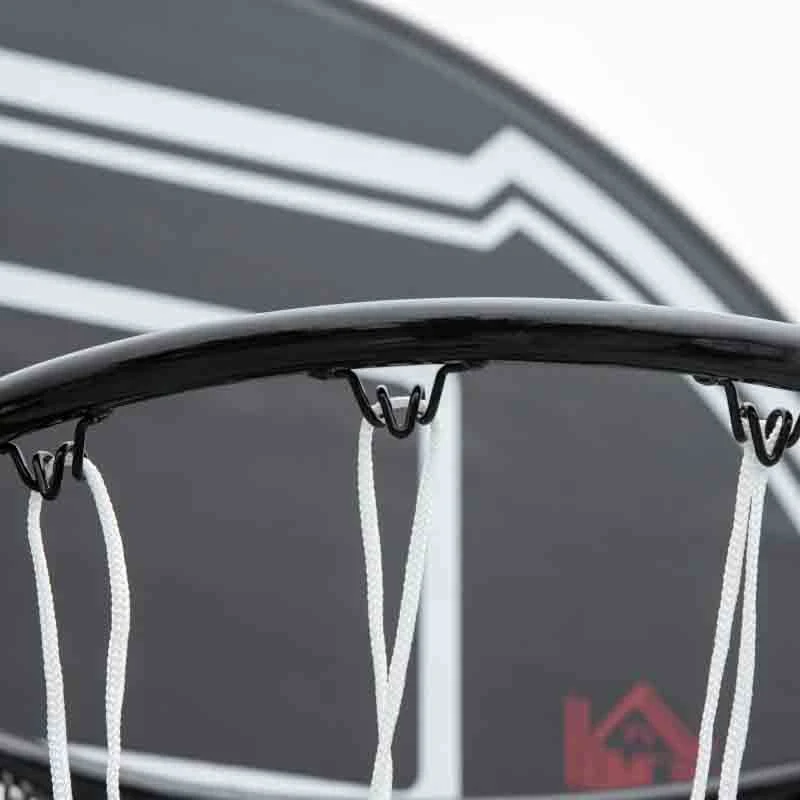 HOMCOM Portable Basketball Hoop With Backboard - Black - A61-028RD - Image 5