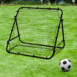 HOMCOM Rebounder Net With PE Mesh - Black - A62-011