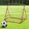 HOMCOM Rebounder Net With PE Mesh - Red/Black - A62-012