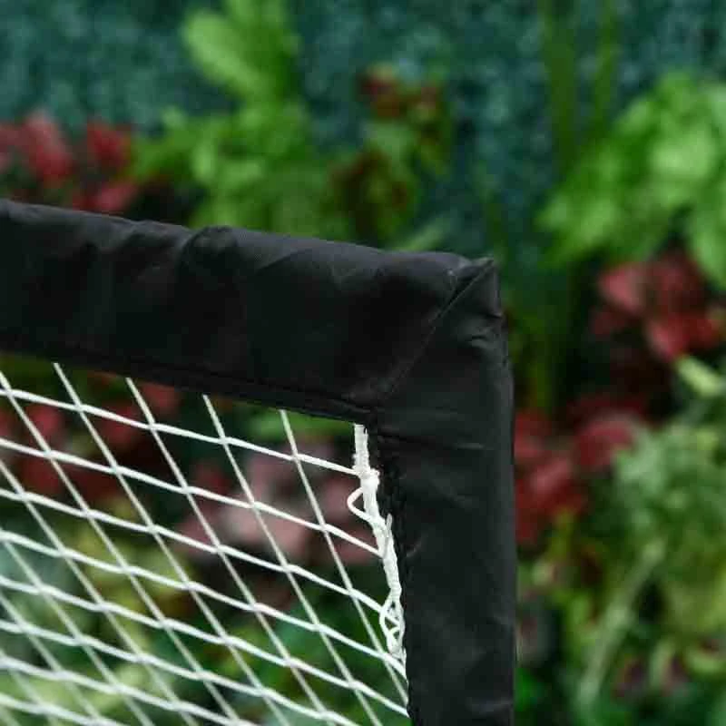 HOMCOM 2 In 1 Football Goal - Black - A62-015BK - Image 4