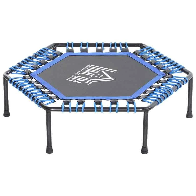 HOMCOM Mini Hexagon Trampoline - Blue/Black - A71-009BU - Image 3