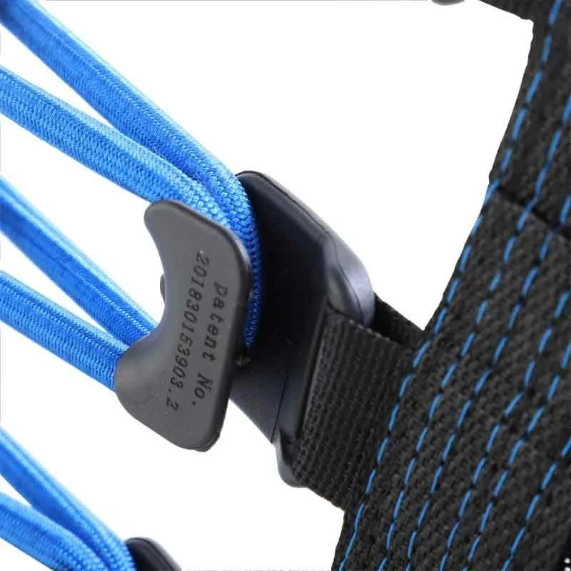 HOMCOM Mini Hexagon Trampoline - Blue/Black - A71-009BU - Image 5